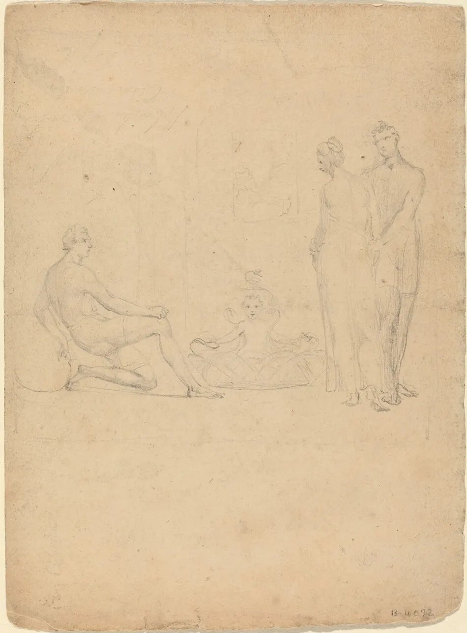 The Infant Hercules Throttling the Serpents by William Blake