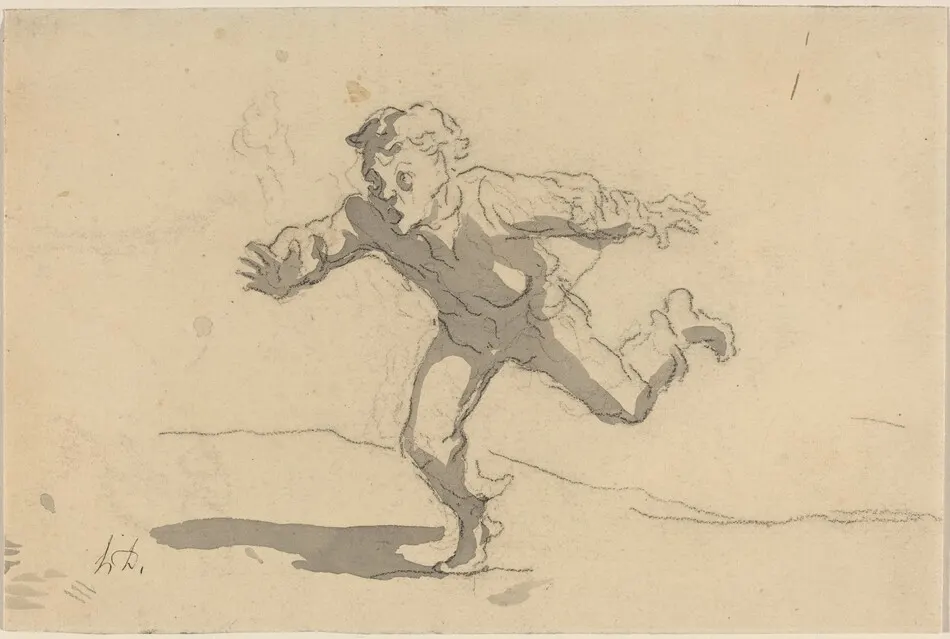 The Young Courier by Daumier, Honoré