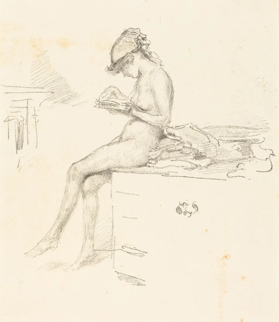 The Little Nude Model, Reading by James McNeill Whistler