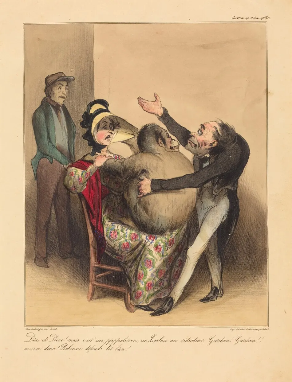 Dieu de Dieu! mais c'est un pppolisson... by Honoré Daumier