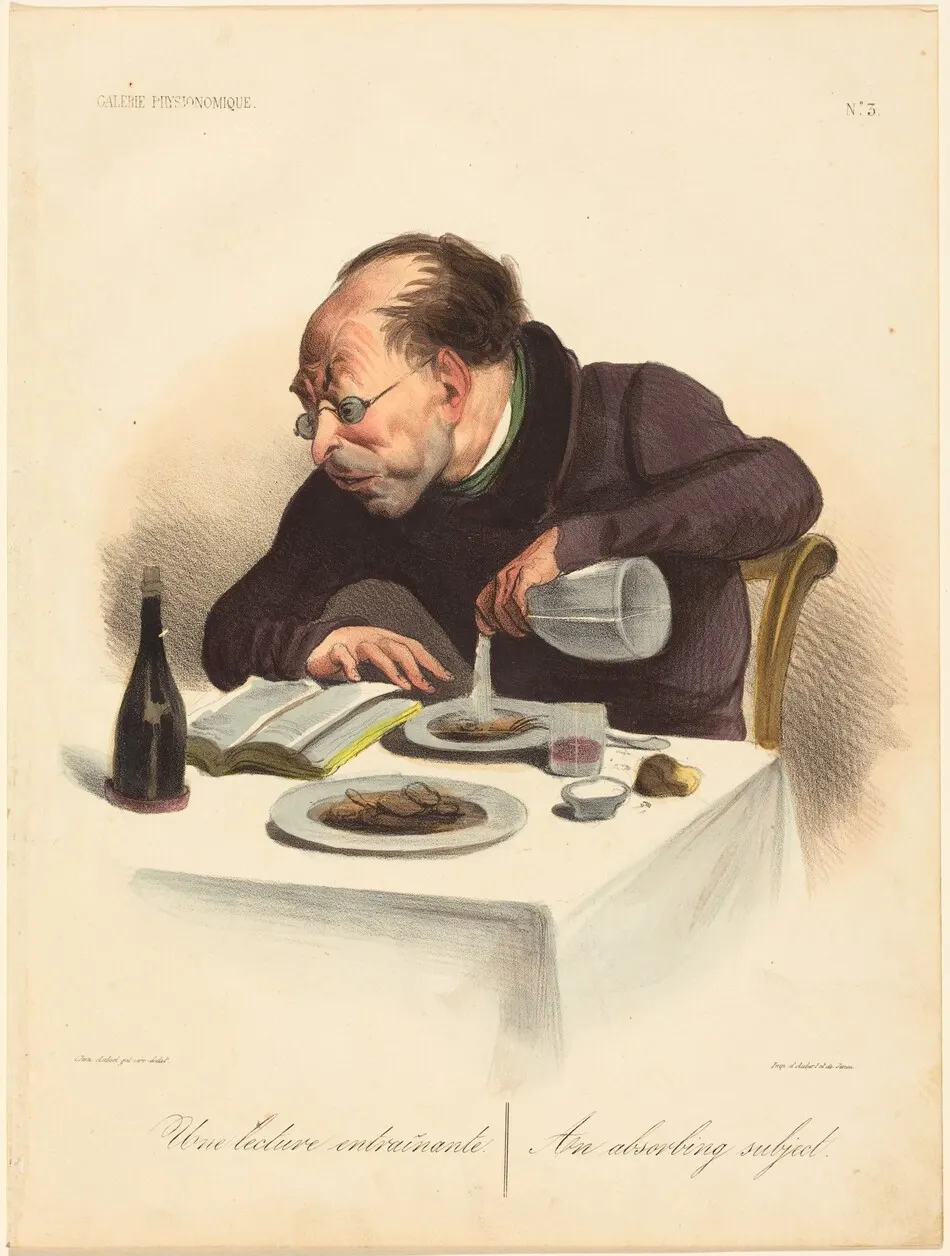 Une lecture entrainante by Daumier, Honoré