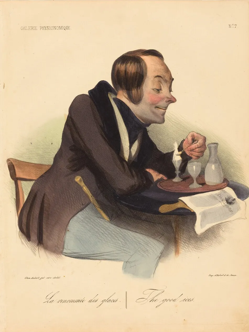 La renommée des glaces by Honoré Daumier