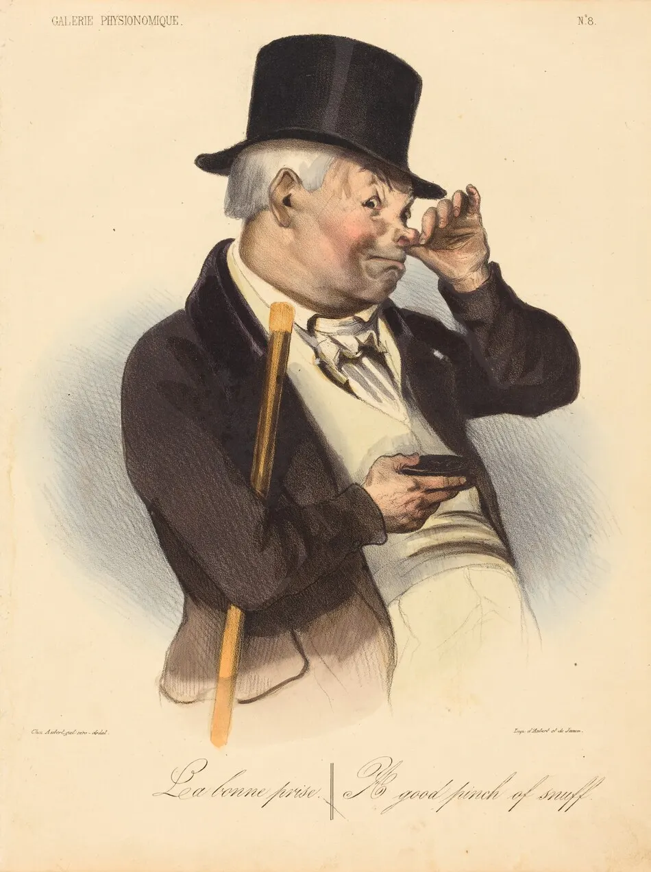 La bonne prise by Honoré Daumier