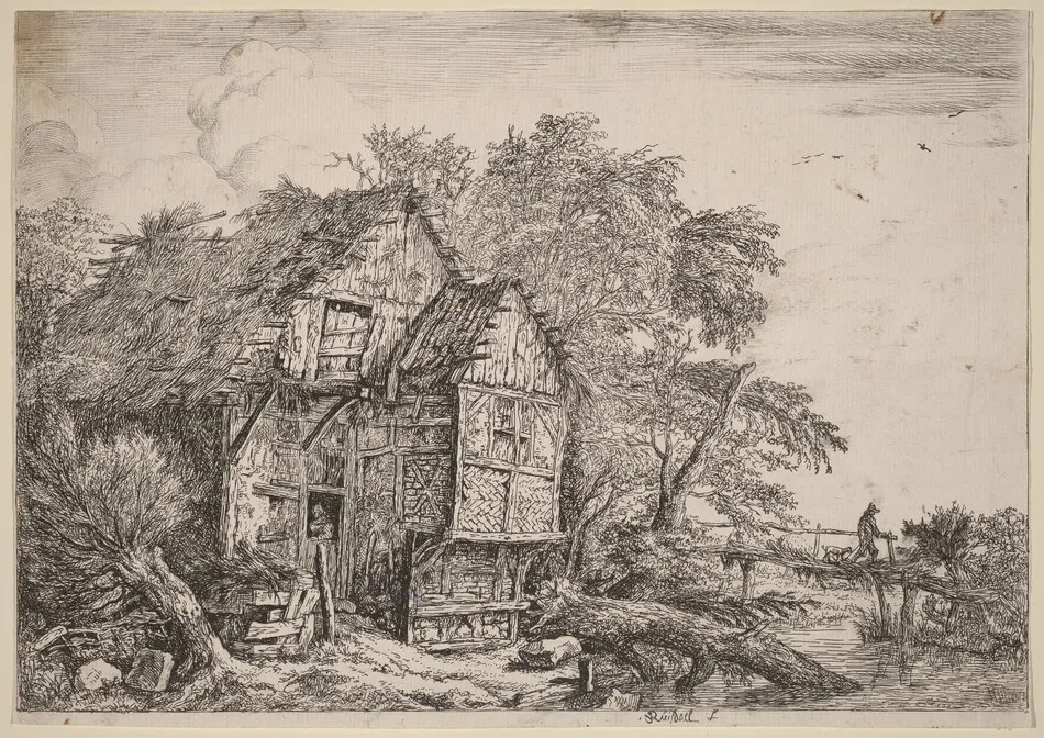 The Little Bridge by Jacob van Ruisdael