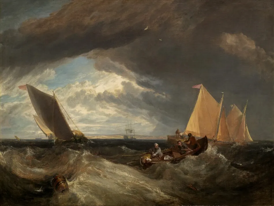 The Junction of the Thames and the Medway by J.M.W. Turner