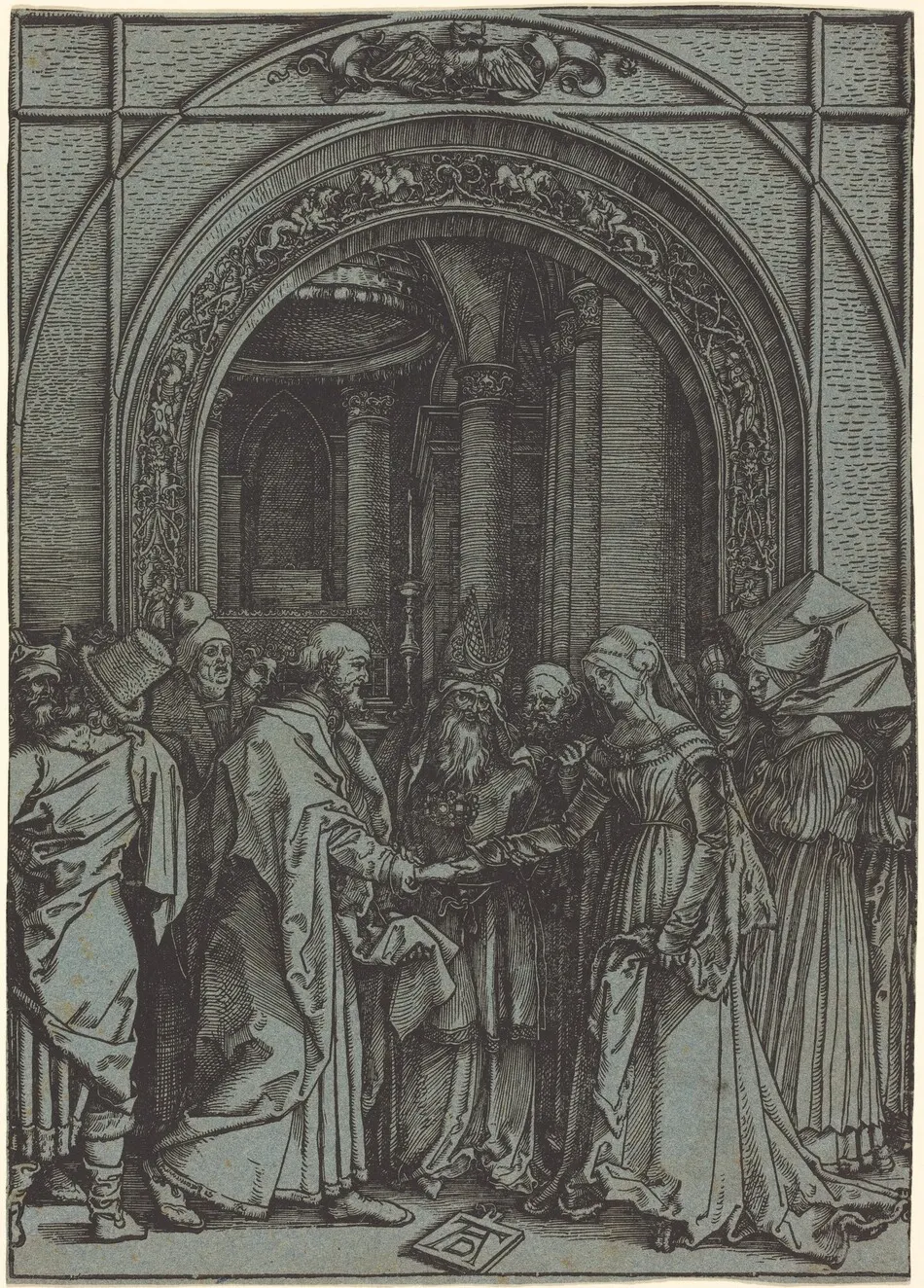 The Betrothal of the Virgin by Albrecht Dürer