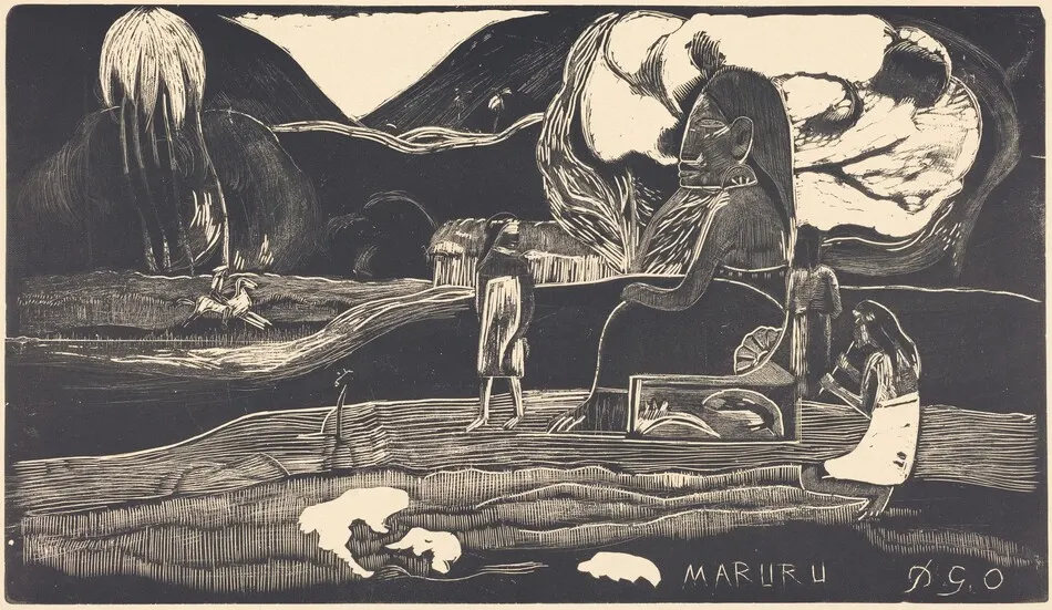 Maruru (Thank You) by Paul Gauguin