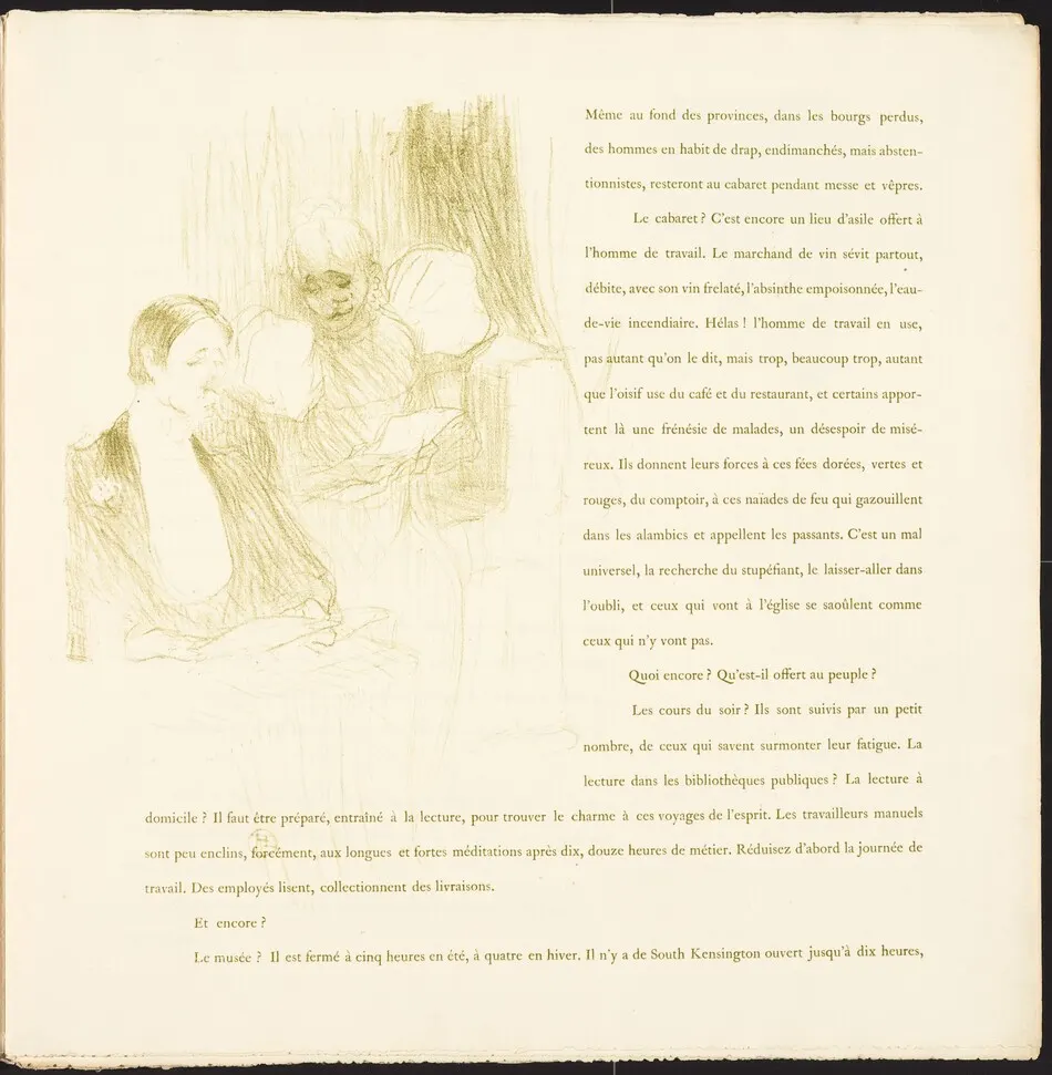 Yvette Guilbert by Henri de Toulouse-Lautrec
