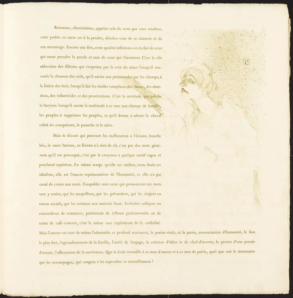 Yvette Guilbert by Henri de Toulouse-Lautrec
