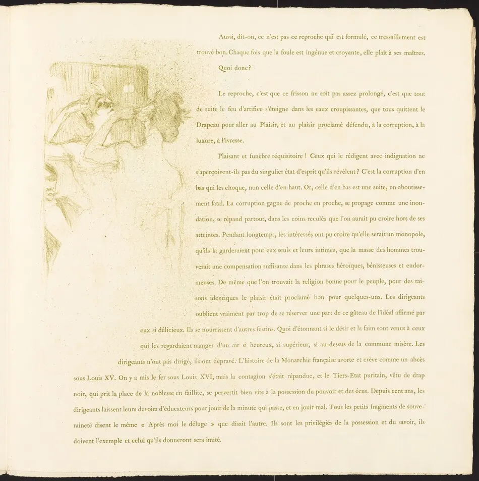 Yvette Guilbert by Henri de Toulouse-Lautrec