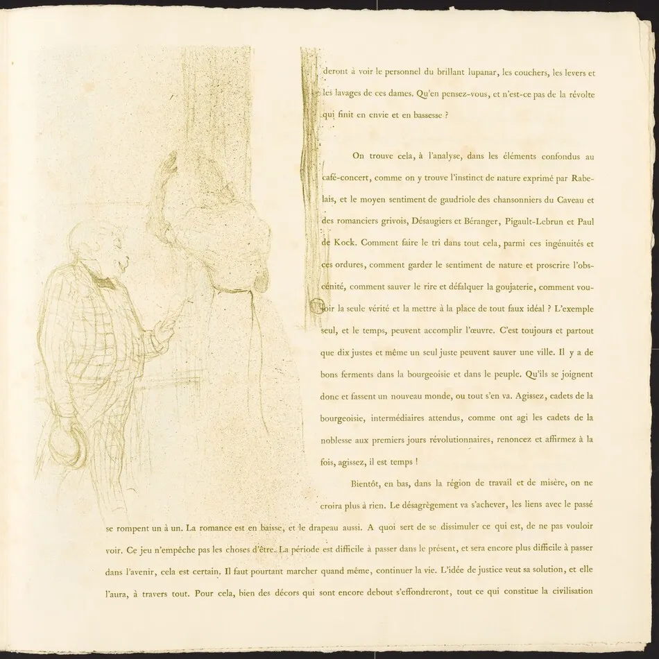 Yvette Guilbert by Henri de Toulouse-Lautrec