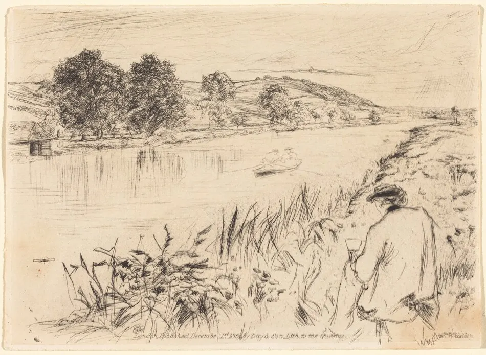 Sketching, No. 1 by James McNeill Whistler