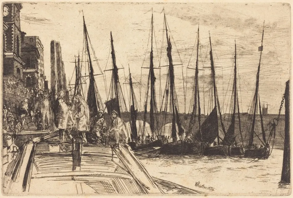 Billingsgate by James McNeill Whistler
