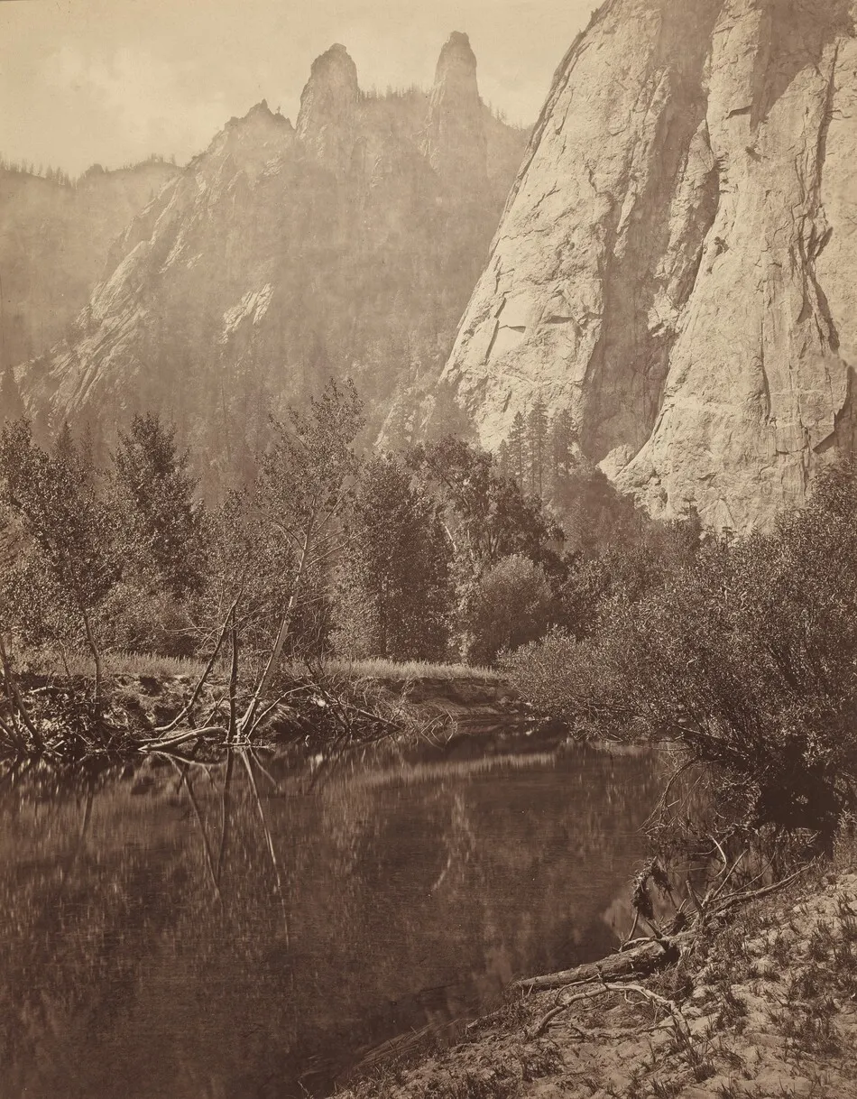 Cathedral Spires, Valley of the Yosemite by Eadweard Muybridge