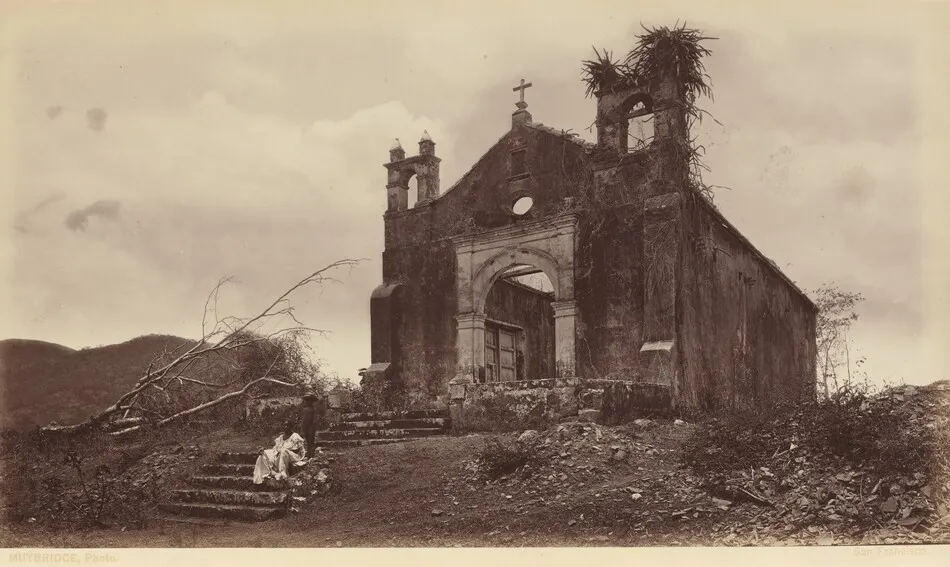 Ruins of the Church of San Miguel, Panama by Eadweard Muybridge