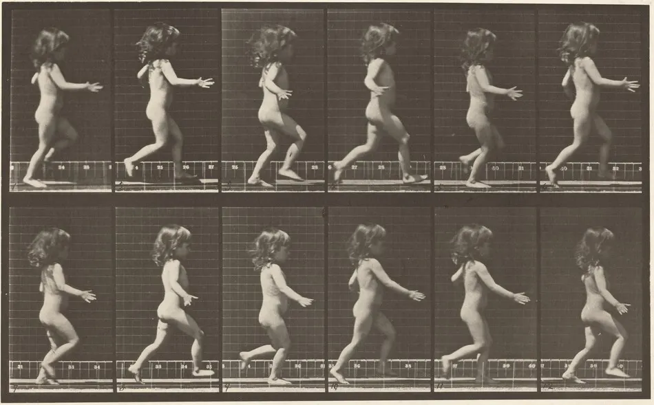 Plate Number 469. Child running by Eadweard Muybridge