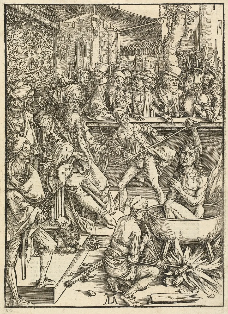The Martyrdom of Saint John by Albrecht Dürer
