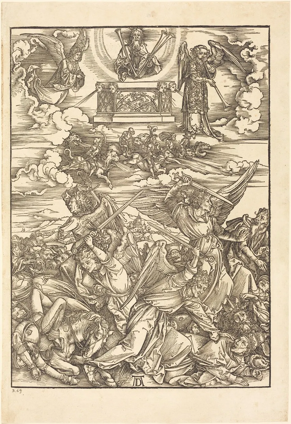The Four Avenging Angels by Albrecht Dürer