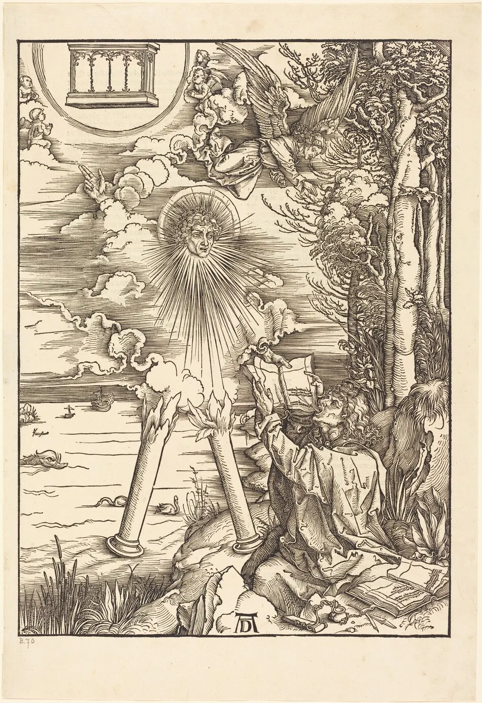 Saint John Devouring the Book by Albrecht Dürer