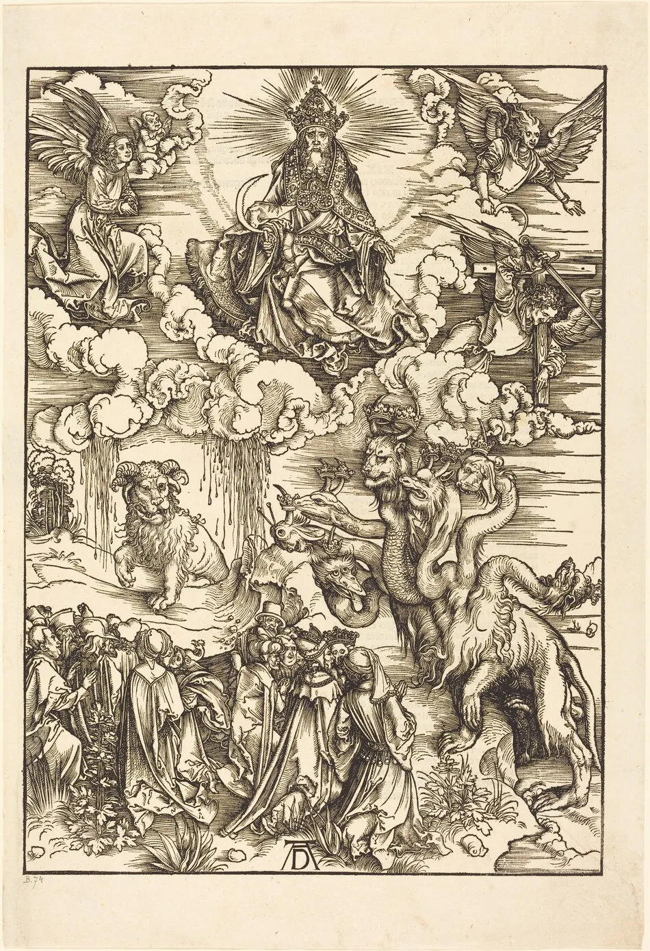 The Beast with Two Horns LIke a Lamb by Albrecht Dürer