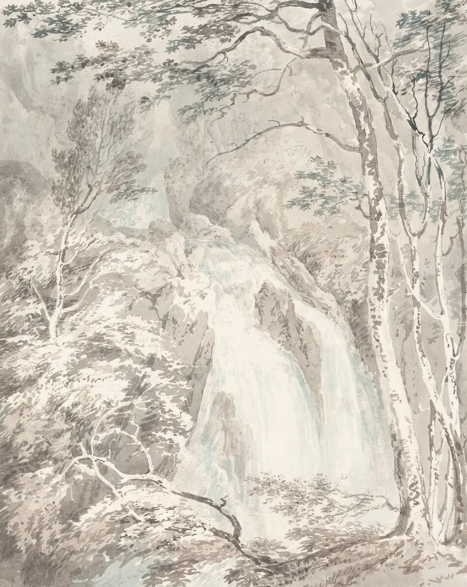A Waterfall by J.M.W. Turner