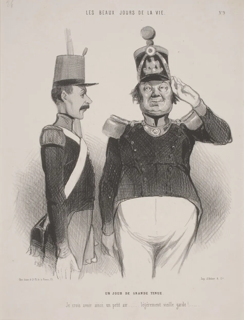 Un Jour de Grande Tenue by Daumier, Honoré