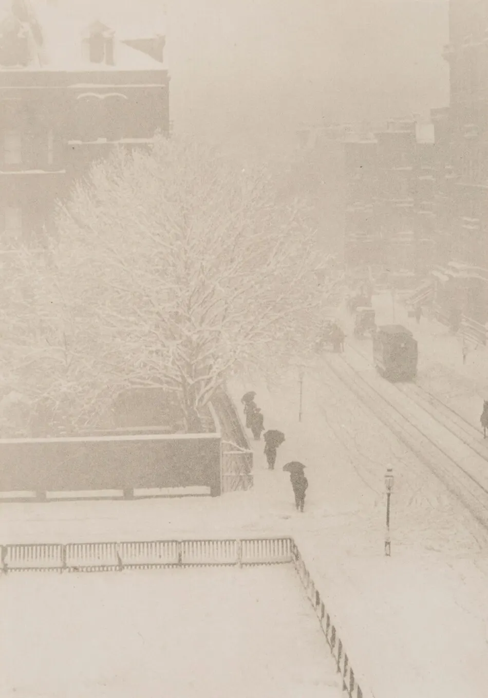 Snapshot—From My Window, New York by Alfred Stieglitz