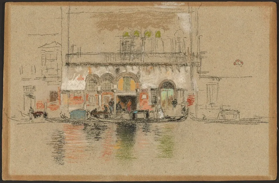 The Palace; white and pink by James McNeill Whistler