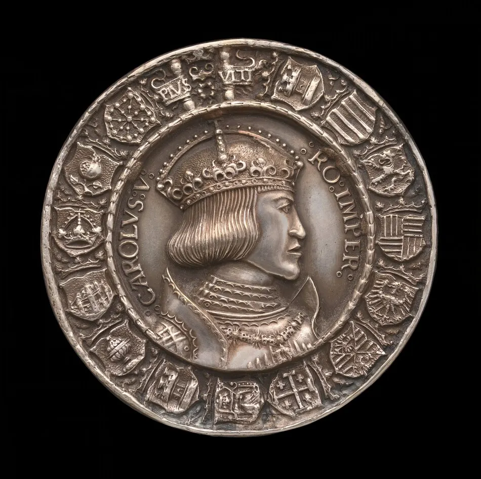 Charles V, 1500-1558, King of Spain 1516-1556, Holy Roman Emperor 1519 [obverse] by Albrecht Dürer