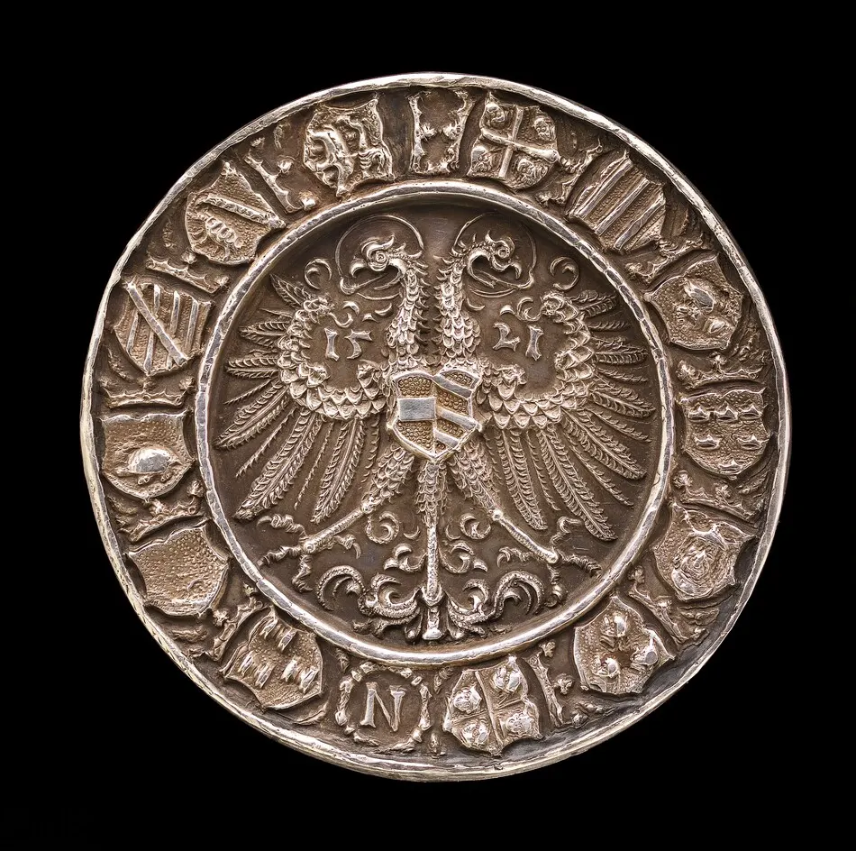 Coat of Arms on a Double-headed Eagle [reverse] by Albrecht Dürer