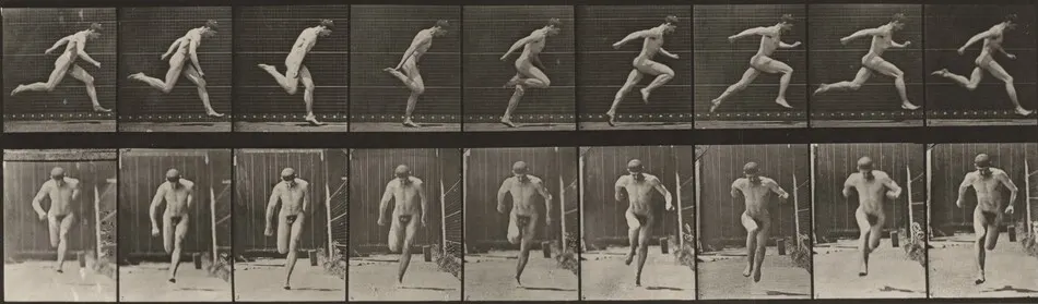 Plate Number 68. Running by Eadweard Muybridge