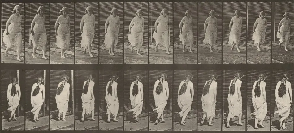 Plate Number 71. Running by Eadweard Muybridge