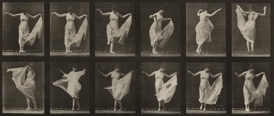Plate Number 187. Dancing (fancy) by Eadweard Muybridge