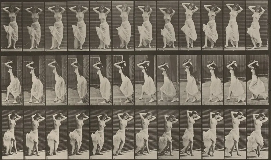 Plate Number 190. Dancing (nautch) by Eadweard Muybridge
