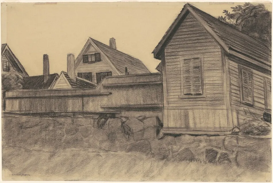 Houses, Gloucester by Edward Hopper