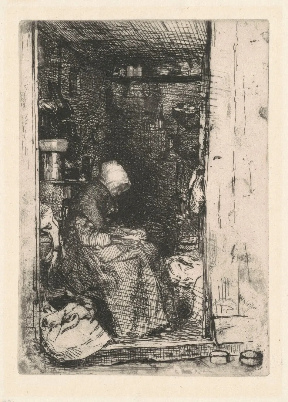 La Vieille aux Loques by James McNeill Whistler