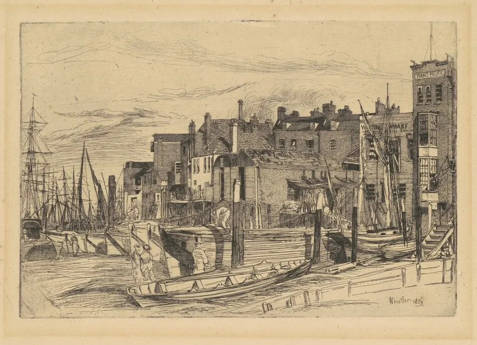 Thames Police by James McNeill Whistler