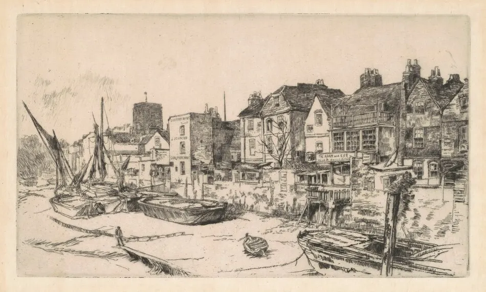 The 'Adam and Eve', Old Chelsea by James McNeill Whistler