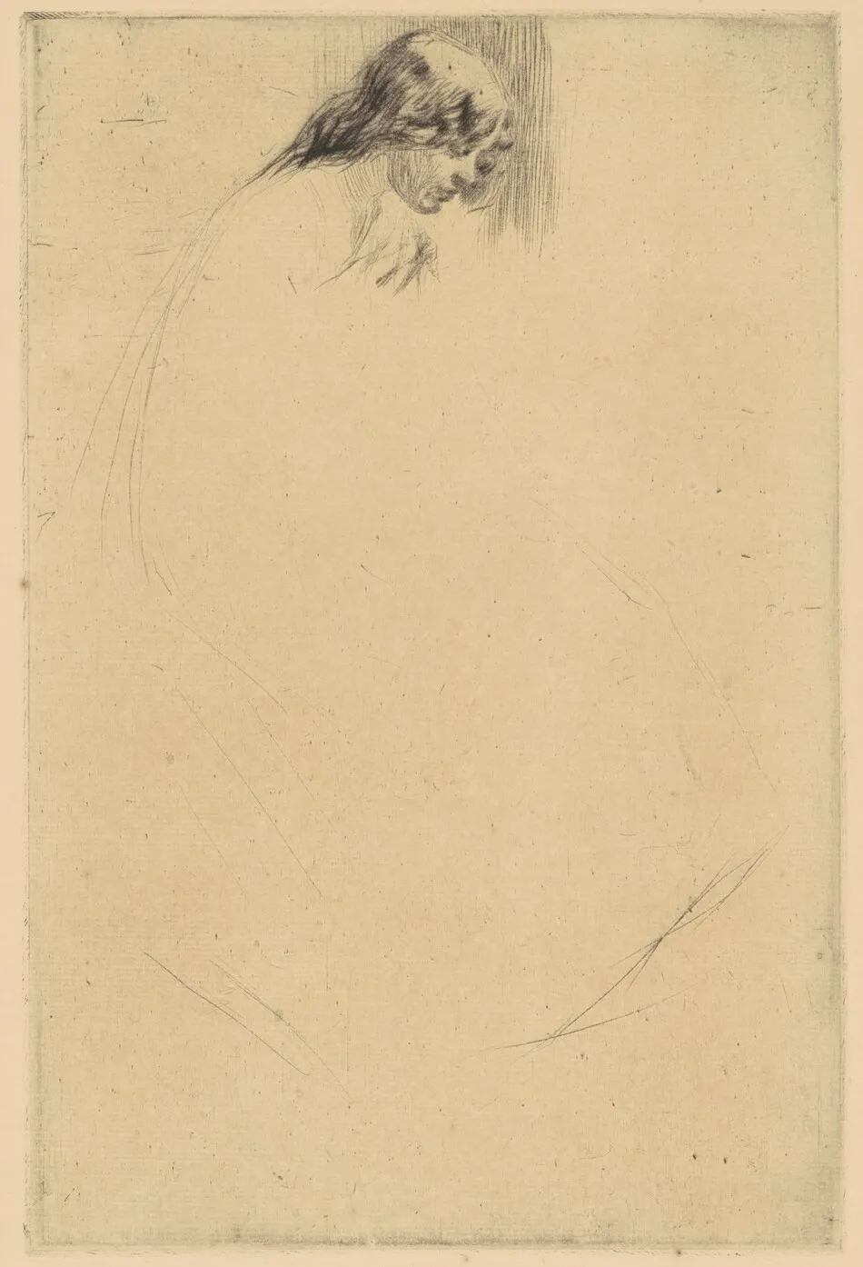 Jo's Bent Head by James McNeill Whistler