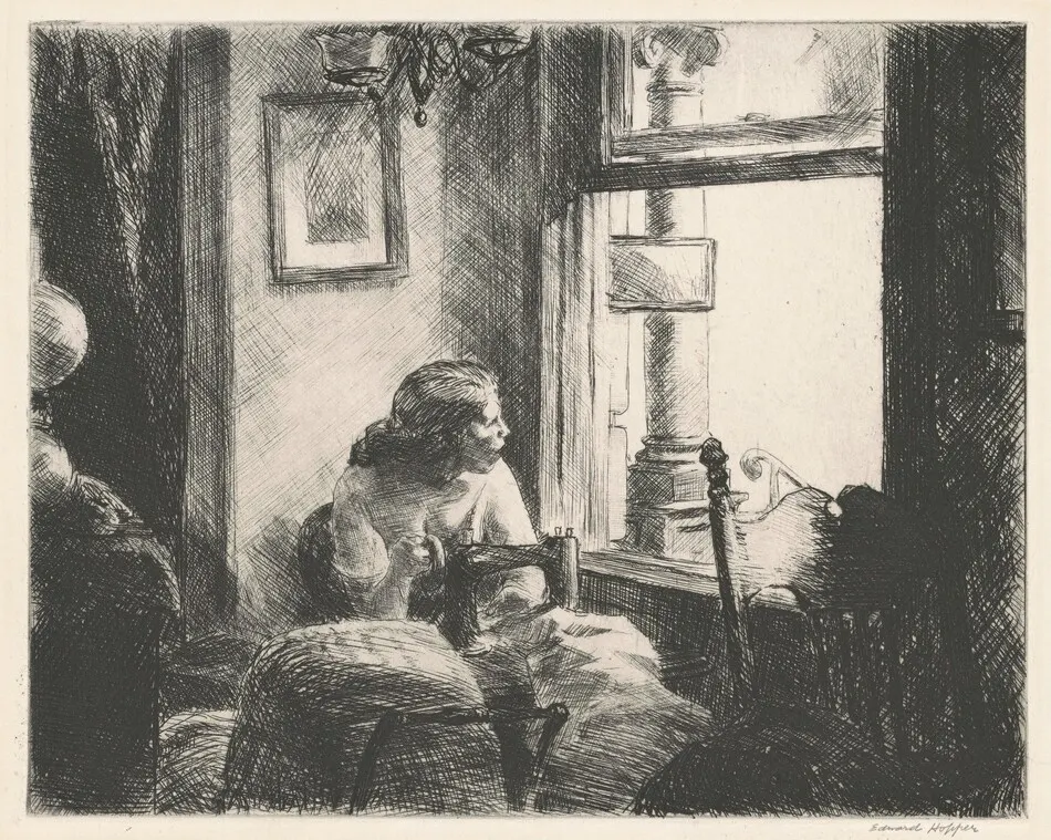 East Side Interior by Edward Hopper
