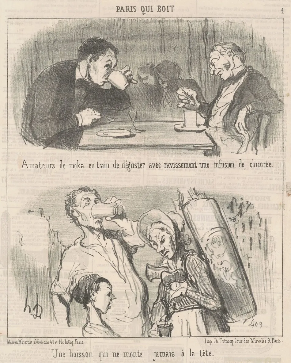 Une boisson qui ne monte jamais à tête by Daumier, Honoré