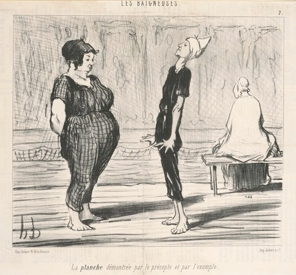 La planche démontree par le prècepte ... by Honoré Daumier
