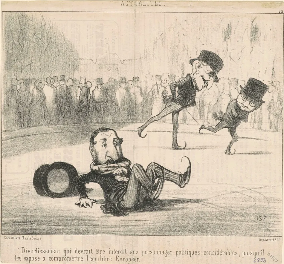 Divertissement qui devrait être interdit ... by Honoré Daumier