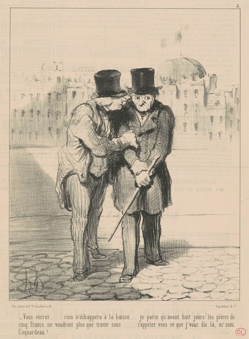 Vous verrez ... rien n'échappera a la baisse ... by Daumier, Honoré