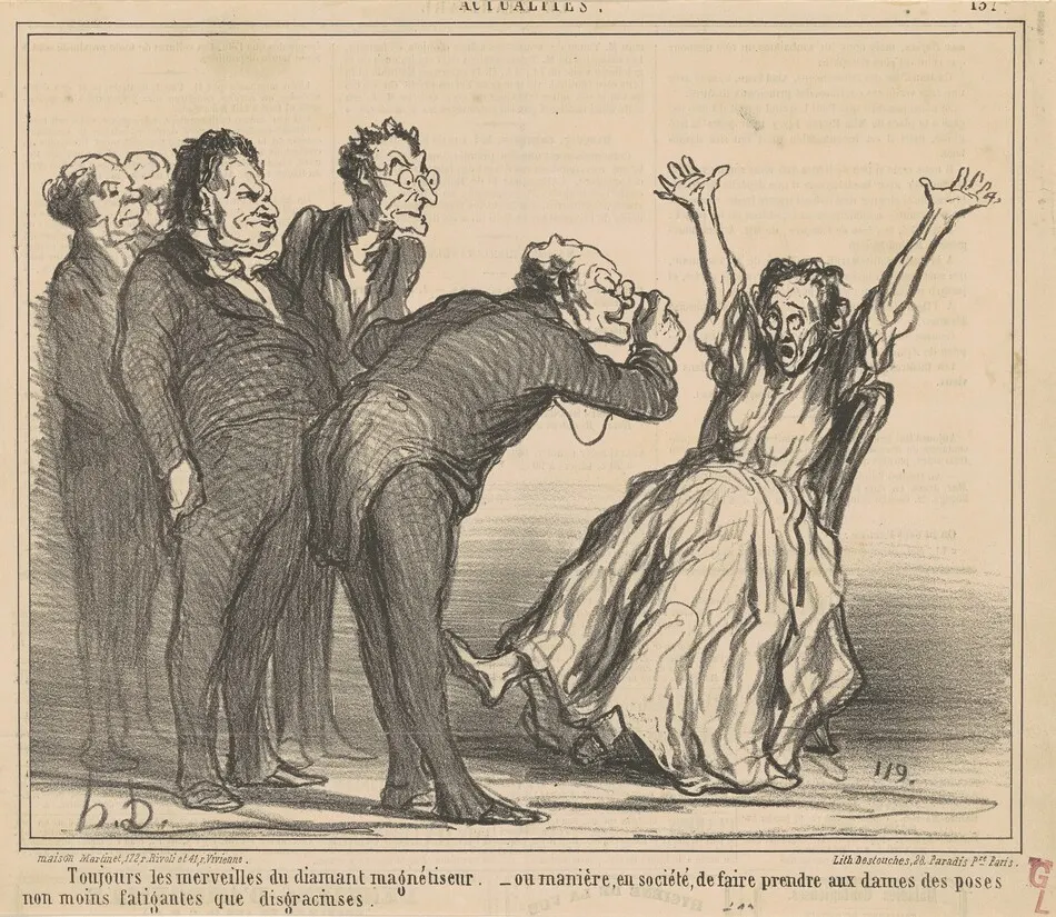 Toujours les merveilles du diamant ... by Daumier, Honoré