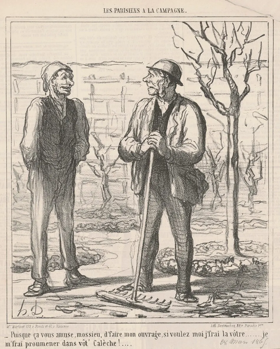 Pisque ca vous amuse ... by Honoré Daumier