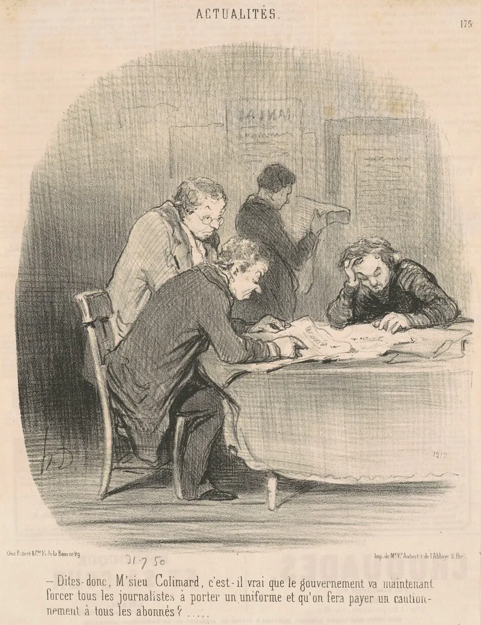 Dites donc, M'sieu Colimard ... by Honoré Daumier