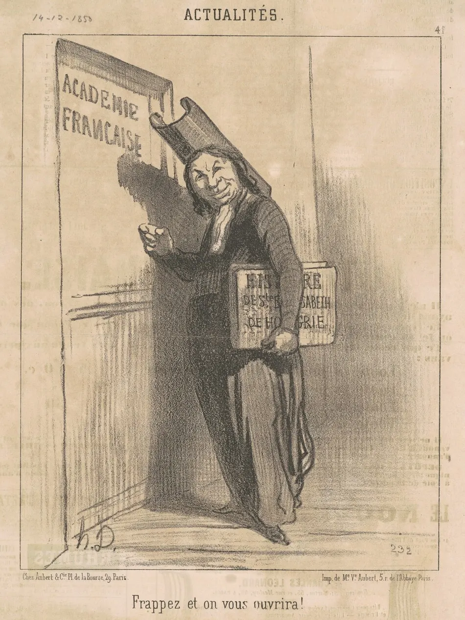 Frappez et on vous ouvrira! by Honoré Daumier