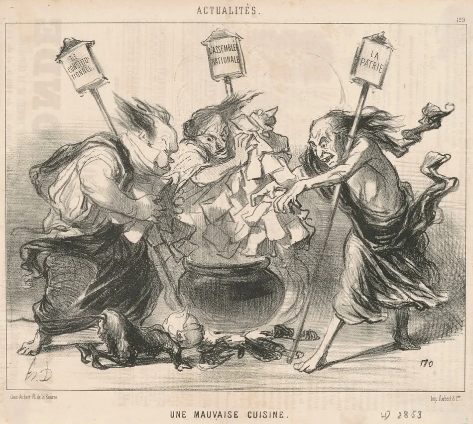 Une mauvaise cuisine by Daumier, Honoré