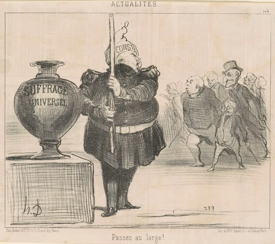 Passez au large! by Honoré Daumier